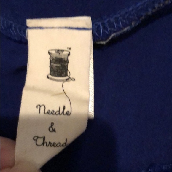 Anthropologie:Blue Needle & Thread Button Up Shirt - Picture 2 of 2